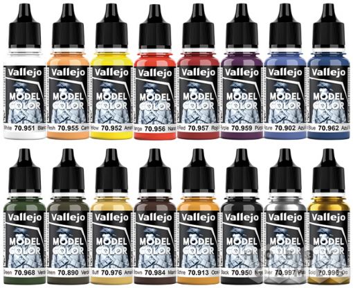 Набор красок Vallejo Model Color: Basic Colors USA 70.140 фото 3