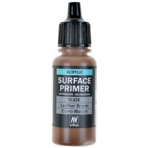 Краска Vallejo Surface Primer: Leather Brown 70.626