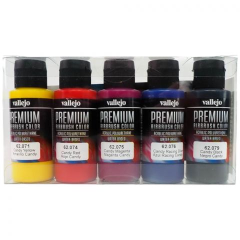 Набор красок Vallejo Premium Airbrush: Candy Colors 62.104