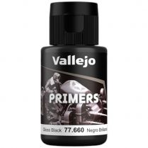 Краска Vallejo Surface Primer: Gloss Black 77.660