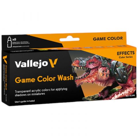 Набор красок Vallejo Effects: Game Color Wash 72.190