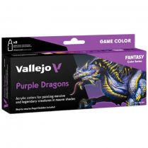 Набор красок Vallejo Fantasy: Purple Dragons 72.194