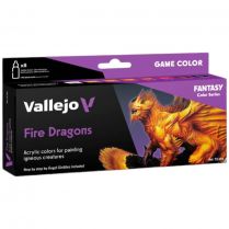 Набор красок Vallejo Fantasy: Fire Dragons 72.196