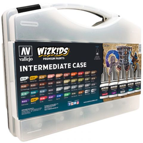 Набор красок Vallejo WizKids Premium Paints: Intermediate Case 80.261