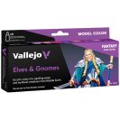 Набор красок Vallejo Fantasy: Elves & Gnomes 70.242