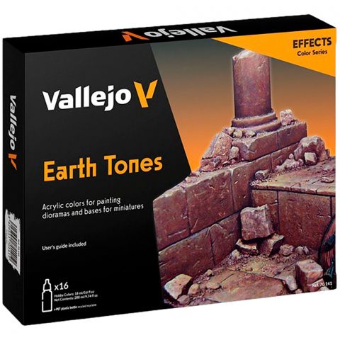 Набор красок Vallejo Earth Tones 70.141