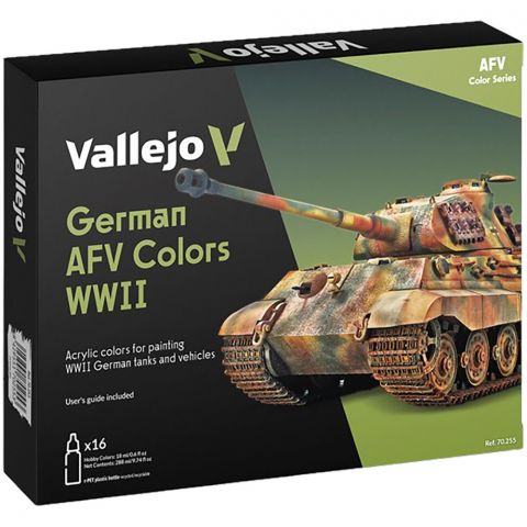Набор красок Vallejo: German AFV Colors WWII 70.255