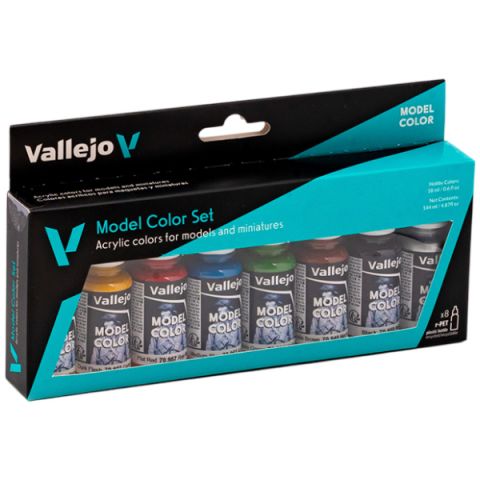 Набор красок Vallejo Model Color: Wargames Basics 70.260