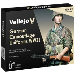 Набор красок Vallejo Figure Color: German Camouflage Uniforms WWII 70.261