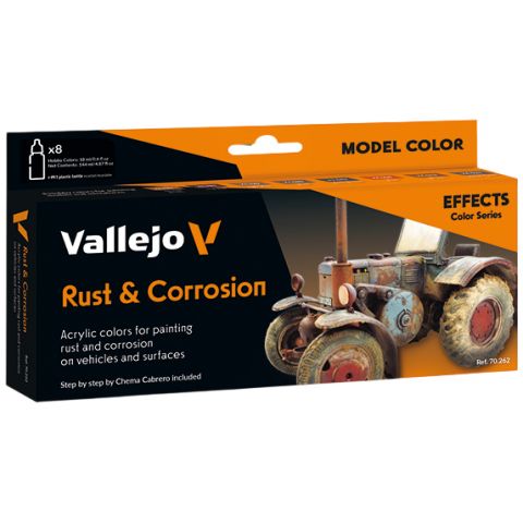 Набор красок Vallejo Effects Color: Rust & Corrosion 70.262