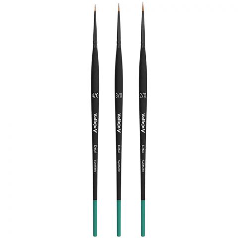 Набор кистей Vallejo Detail: Definition Set (4/0, 3/0, 2/0)