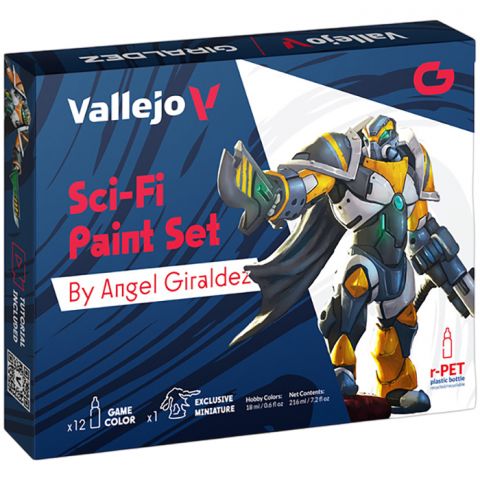 Набор красок Vallejo Giraldez: Sci-Fi Paint Set