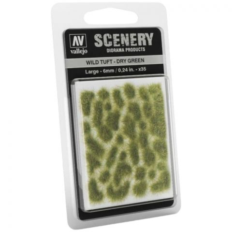 Vallejo Scenery: Wild Tuft (Dry Green) (6 мм)