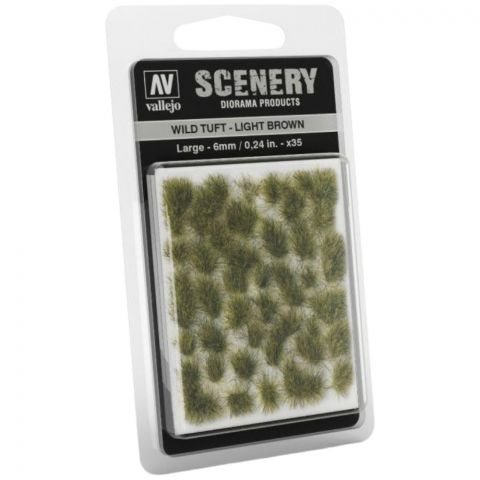 Vallejo Scenery: Wild Tuft (Light Brown) (6 мм)