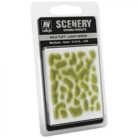Vallejo Scenery: Wild Tuft (Light Green) (4 мм)