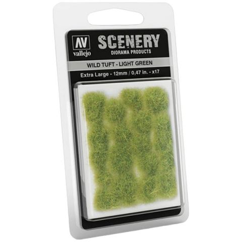 Vallejo Scenery: Wild Tuft (Dry Green) (12 мм)