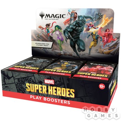MTG. Marvel Super Heroes: Play Boosters Display