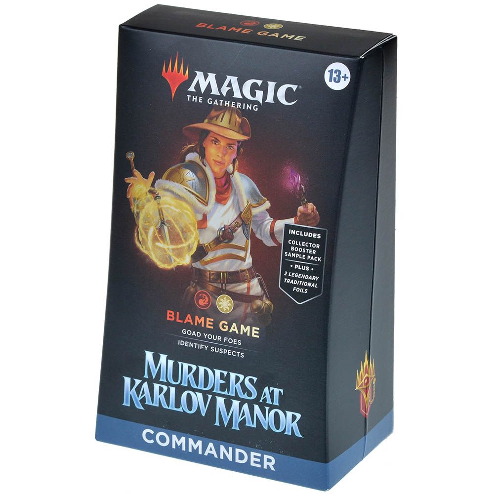 MTG. Murders at Karlov Manor. Commander: Blame Game, : 136141 - Wizards of the Coast,    (CCG)