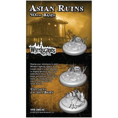 Malifaux 3E: Wyrdscape: Asian Ruins. 40mm Bases