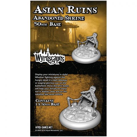 Malifaux 3E: Wyrdscape: Asian Ruins. Shrine. 50 mm Base