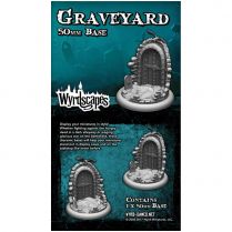 Malifaux 3E: Wyrdscape: Graveyard. 50 mm Base