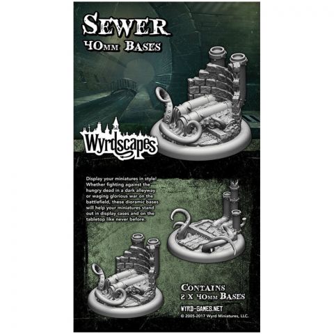 Malifaux 3E: Wyrdscape: Sewer. 40 mm Bases