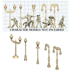 Malifaux 3E: Bases. Street Lamps