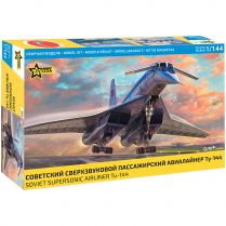 Советский сверхзвуковой пассажирский авиалайнер Ту-144 (1:144)