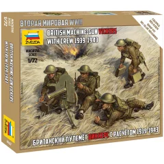 Британский пулемёт "Виккерс" с расчётом 1939-1943 (1:72)