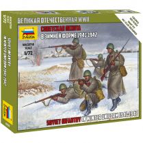 Советская пехота в зимней форме 1941-1942 (1:72)