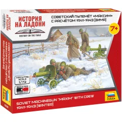 Советский пулемёт "Максим" с расчётом 1941-1943 (зима) (1:72)
