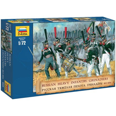 Русская тяжёлая пехота. Гренадёры 1812-1814 (1:72)