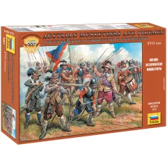 Австрийские мушкетёры и пикинёры XVII века (1:72)