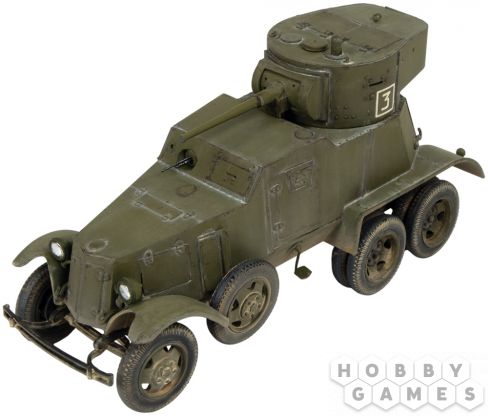 Советский бронеавтомобиль БА-3 (1:35) фото 3