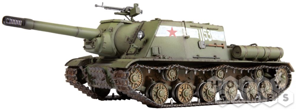Советская тяжёлая самоходно-артиллерийская установка ИСУ-152 (1:35) фото 3
