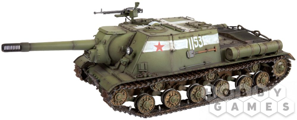 Советская тяжёлая самоходно-артиллерийская установка ИСУ-152 (1:35) фото 4