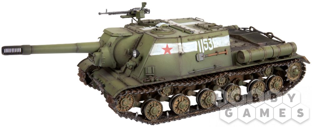 Советская тяжёлая самоходно-артиллерийская установка ИСУ-152 (1:35) фото 5
