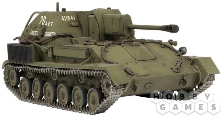 Советская самоходная артиллерийская установка СУ-76М (1:72) фото 5