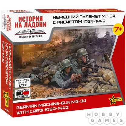 Вопросы про Немецкий пулемёт МГ-34 с расчётом 1939-1942 (1:72)