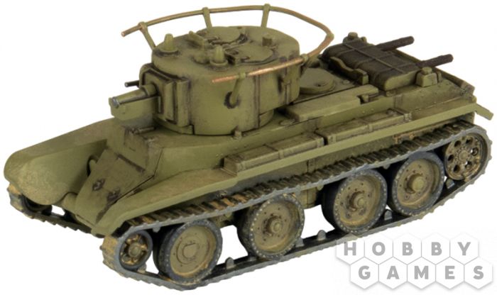Советский лёгкий артиллерийский танк БТ-7А (1:100) фото 3