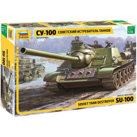 Советский истребитель танков СУ-100 (1:35)