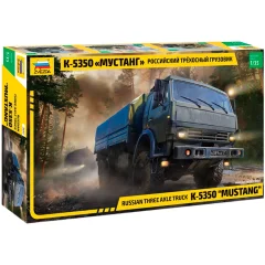 Российский трёхосный грузовик К-5350 "Мустанг" (1:35)