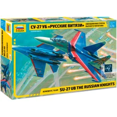 Авиационная группа высшего пилотажа Су-27УБ "Русские витязи"