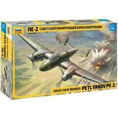 Советский пикирующий бомбардировщик Пе-2 (1:48)
