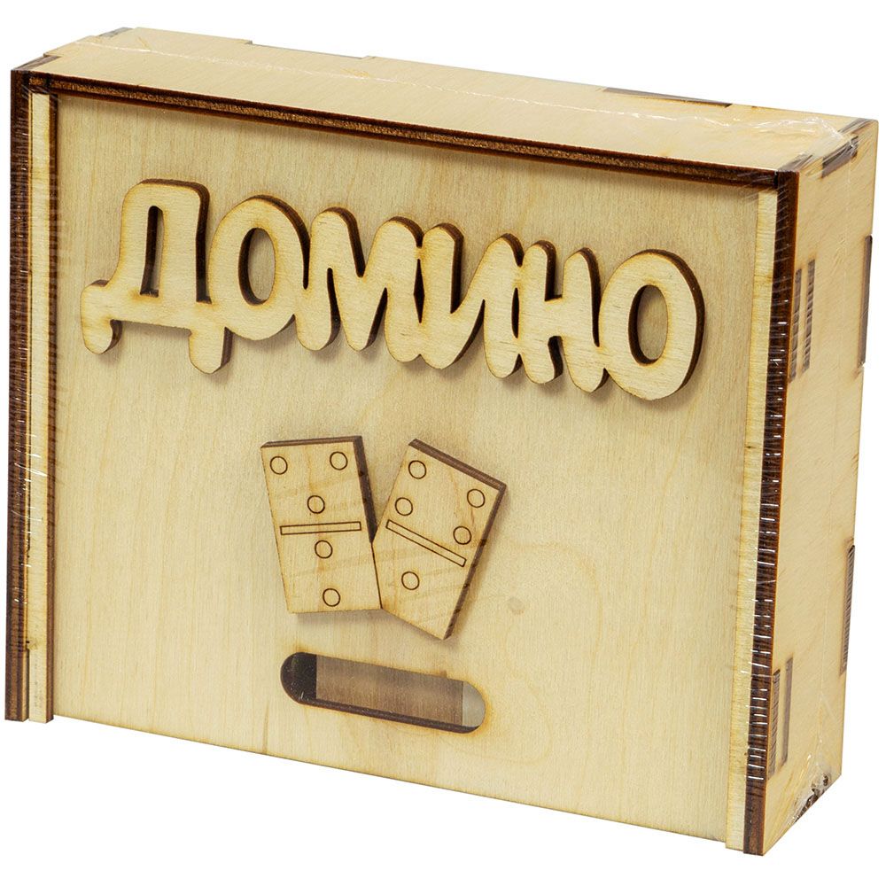 Настольная игра Десятое королевство Домино в деревянной коробке 02641 - фото 1
