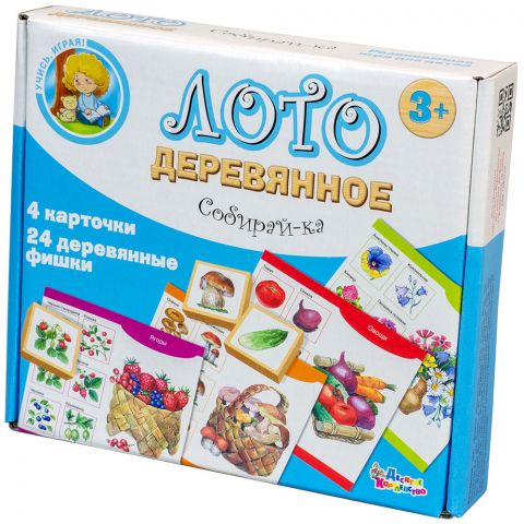 Лото деревянное 