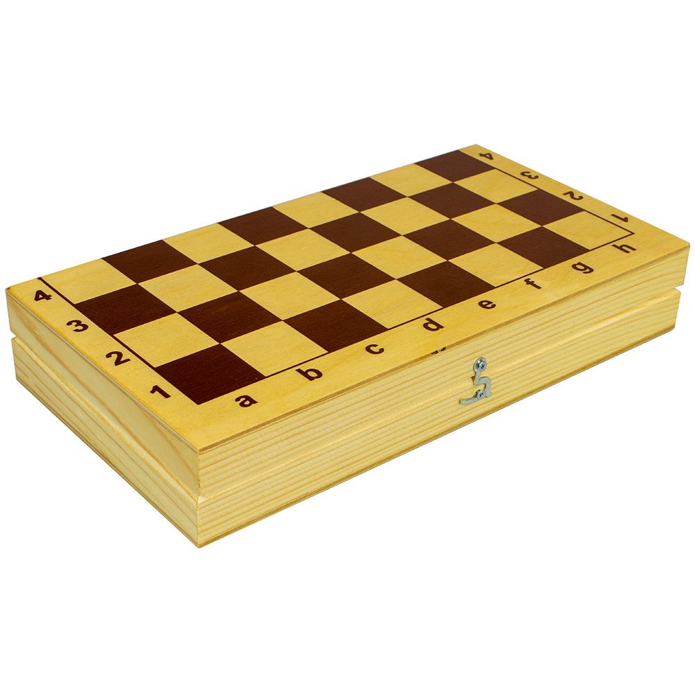 Настольная игра Десятое королевство Шахматы пластмассовые в деревянной упаковке (290x150x47) 03878 Шахматы пластмассовые в деревянной упаковке (290x150x47) - фото 1