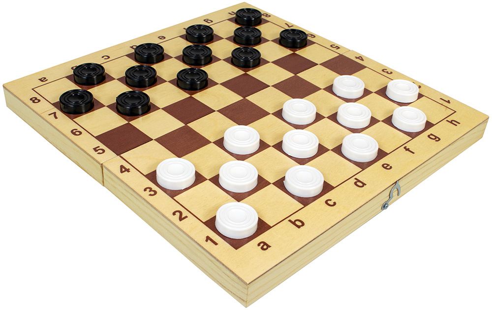 Настольная игра Десятое королевство Шахматы и шашки пластмассовые в деревянной упаковке (290x150x48) 03879 Шахматы и шашки пластмассовые в деревянной упаковке (290x150x48) - фото 2
