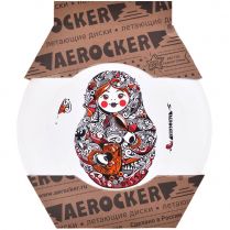 Летающий диск Aerocker: Матрёшка (белый)