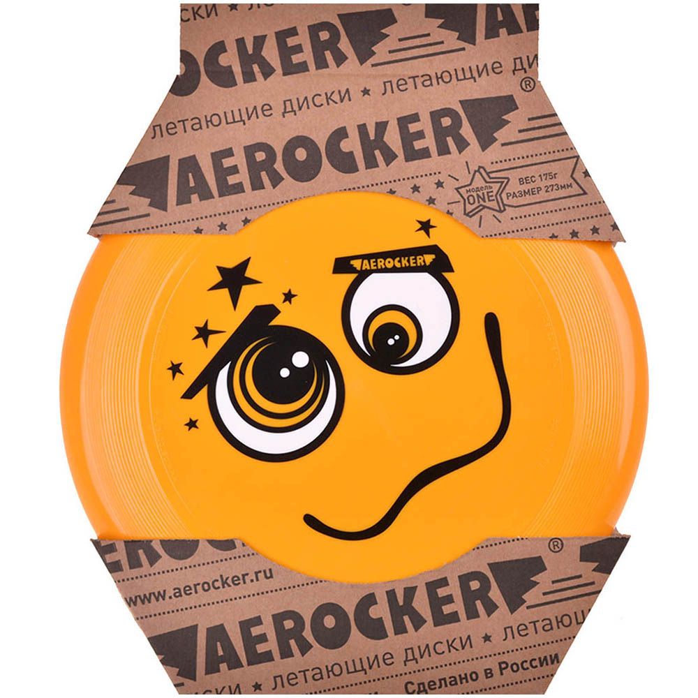 Летающий диск Aerocker: Смайл (жёлтый)